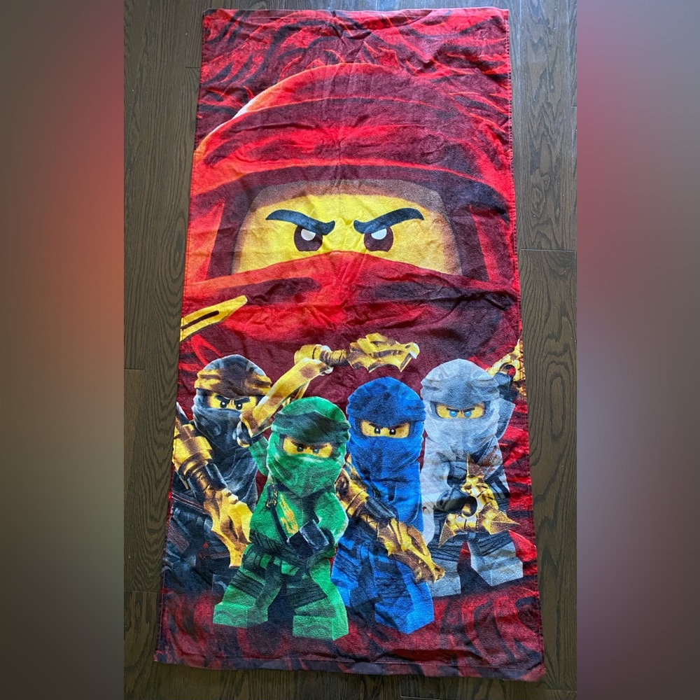 Lego Ninjago Beach Bath Towel